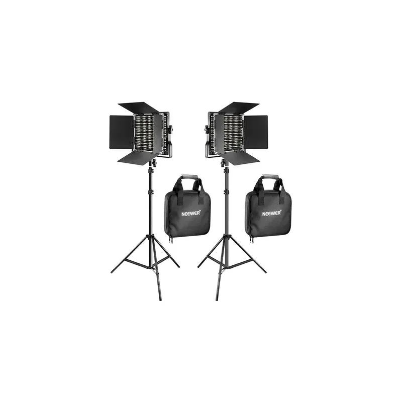 Kit Neewer 660 Bi Color LED, two lamps 40W 3200-5600K
